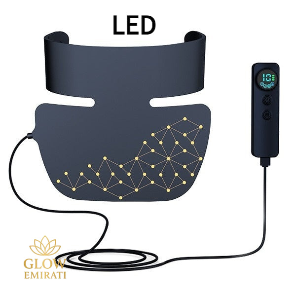 LED & Infrared Neck Care Device – Anti-Aging, Wrinkle Removal & Skin Firming Therapy