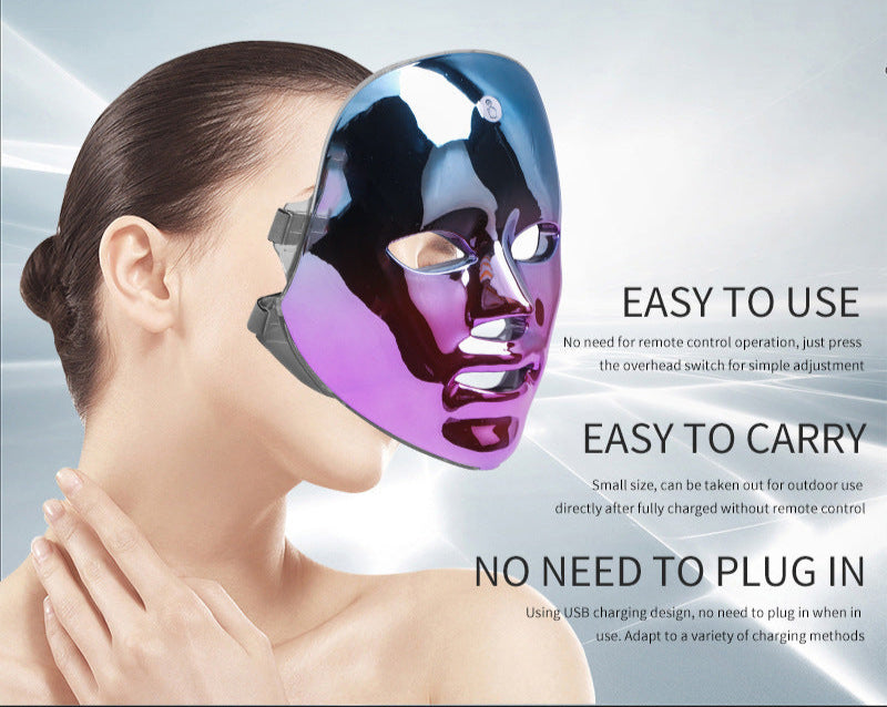 Portable Skin Rejuvenation Beauty Device – Whitening, Wrinkle & Freckle Removal Light Therapy Mask